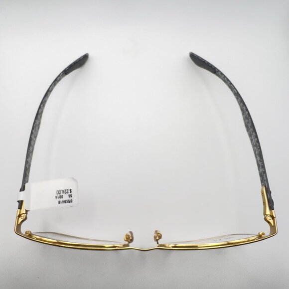 Ray Ban RB 8416 3014 Eyeglass Frames Carbon Black Gold Square 55-17-145 $224 - Picture 8 of 12